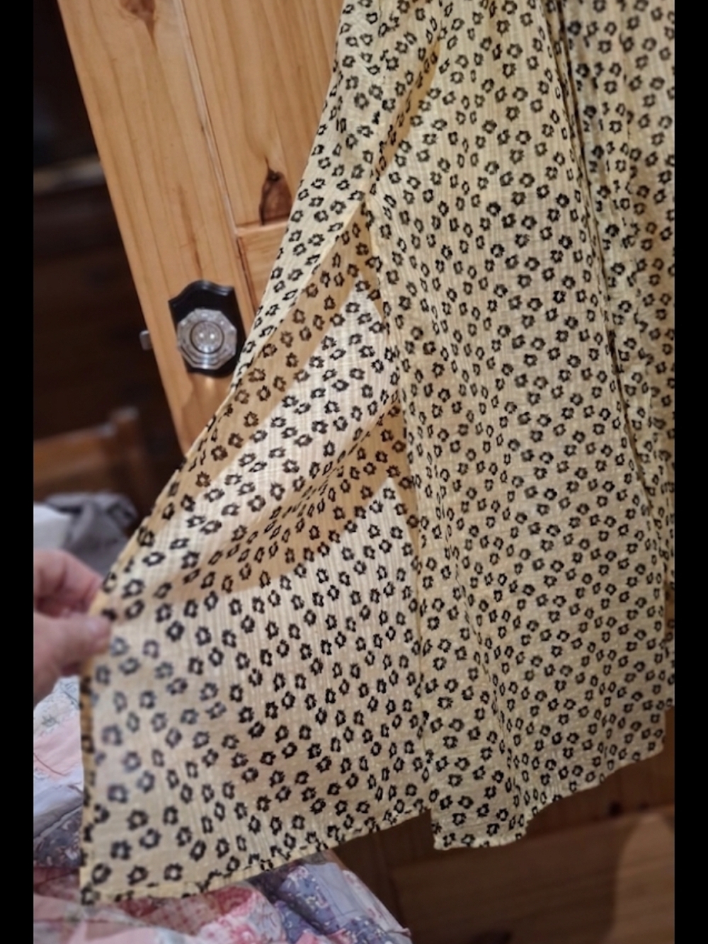 1. State Yellow Off-Shoulder Floral Tie-Waist Midi Dress - Picture 5 of 16